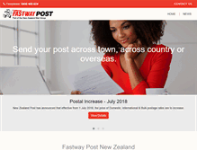 Tablet Screenshot of fastwaypost.co.nz
